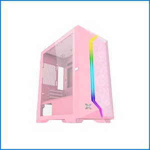 Vỏ Case Xigmatek Gemini Queen II 3 Fan (Hồng)