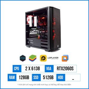 Cấu Hình Giả Lập GL88 - Dual Xeon Gold 6138 | 128G | SSD 512GB | RTX2060S 8GB