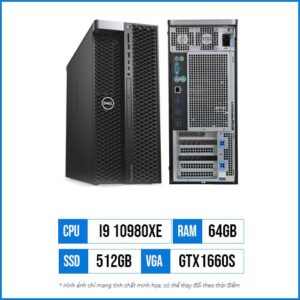 Dell Precision Tower T5820 - Core i9 10980XE | 64G | 512GB SSD | GTX1660S 6GB