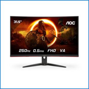 Màn hình 32 inch AOC C32G2ZE2/74 | FHD – 500Hz – 0.5 ms - Cong
