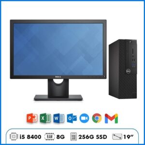 Máy Bộ Dell OptiPlex 3060SFF Thế Hệ 8 - i5 8400 | Ram 8G | SSD 256GB | 19"