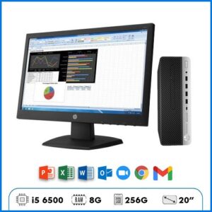 Máy Bộ HP Prodesk 600G3 - Core i5 6500 | Ram 8G | SSD 256GB | 20"