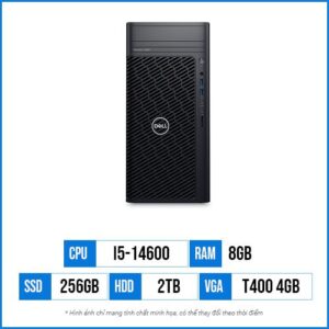Máy trạm Dell Precision 3680 Tower ( i5-14600 | 256 GB SSD + 2TB HDD | 8GB DDR5 | T400 4GB )