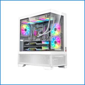 Thùng máy Case MAGIC Mix Full Tower - Trắng | E-ATX - Không Fan (12T)