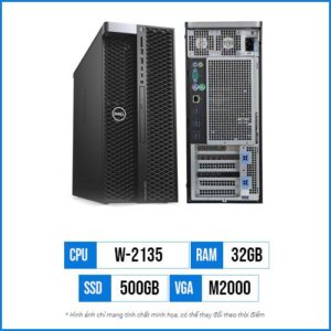 Dell Precision Tower T5820 – Xeon W-2135 | 32G | 500GB SSD | M2000 4GB