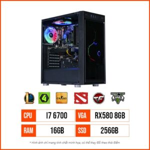 PC Gaming TX18 – i7 6700 | Ram 16G | SSD 256G | RX580 8GB
