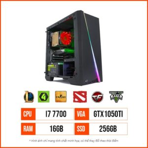 PC Gaming TX21 – i7 7700 | Ram 16G | SSD 256G | GTX1050TI 4GB