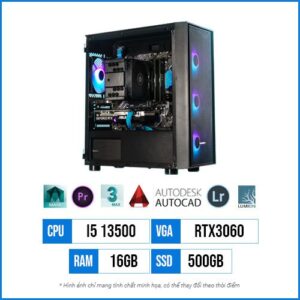 PC Workstation T107 – Core i5 13500 | 16G | RTX3060 12GB | 500G SSD