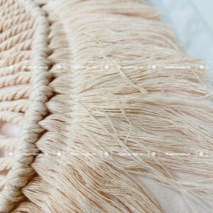VỎ GỐI MACRAME MẶT TRỜI