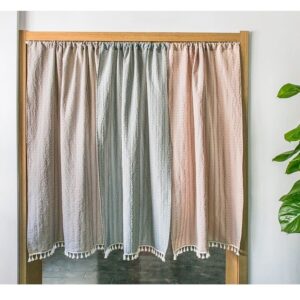 Rèm tự tháo lắp 2 mảnh phong cách Nhật