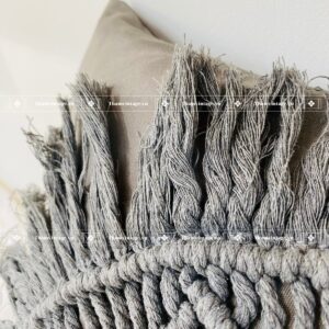 VỎ GỐI MACRAME MẶT TRỜI