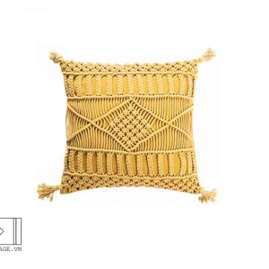 Vỏ gối Macrame