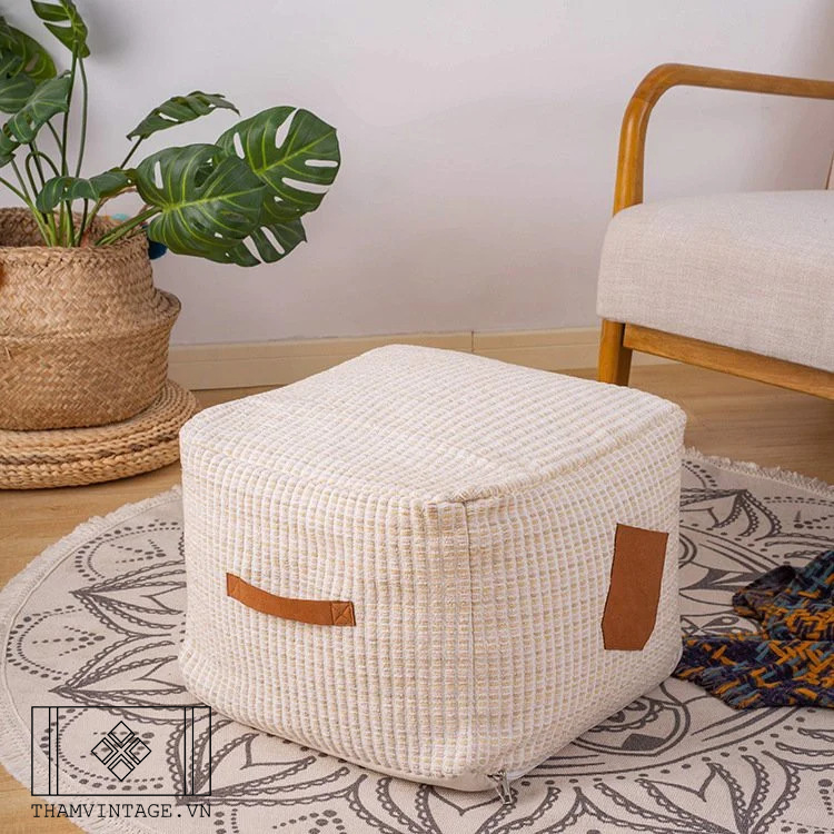 ĐÔN NHỒI HẠT XỐP KẺ Ô TRÁM DÂY DA