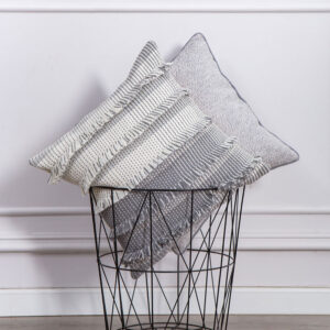 VỎ GỐI COTTON XÁM