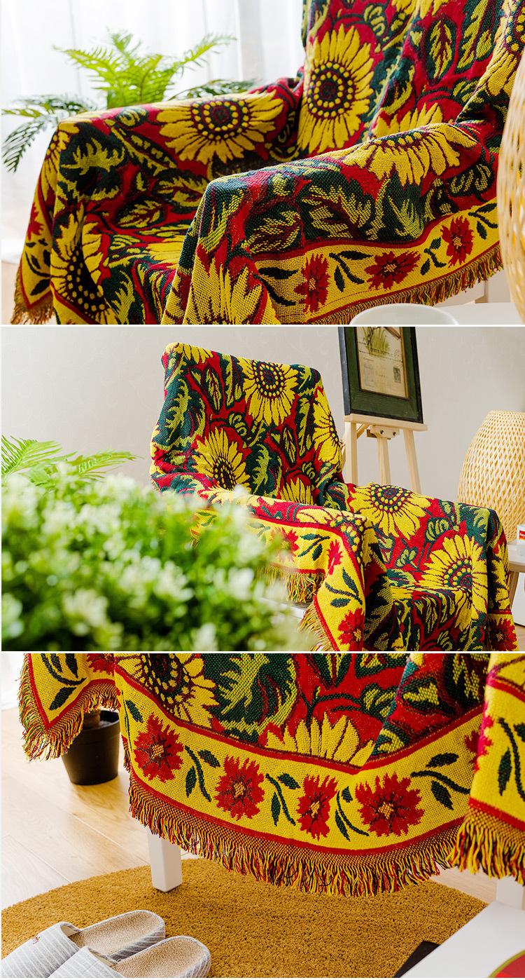 THẢM DỆT HOA HƯỚNG DƯƠNG