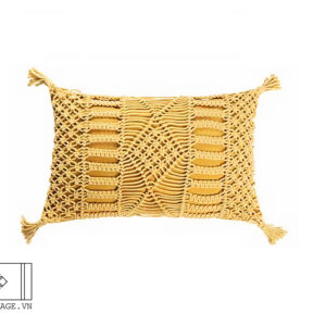 Vỏ gối Macrame