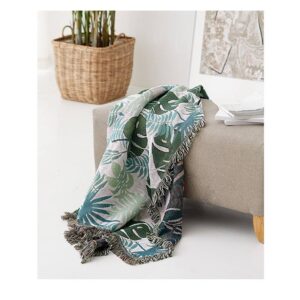 Thảm dệt lá Monstera