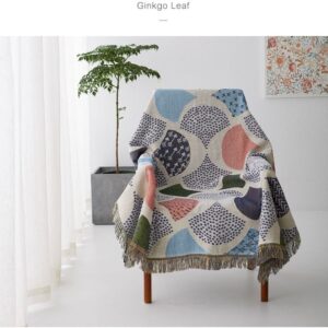THẢM VINTAGE LÁ GINKO