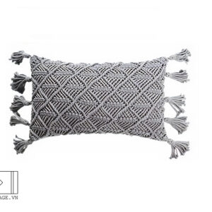 Vỏ gối Macrame