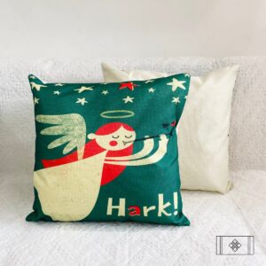 VỎ GỐI NOEL XANH