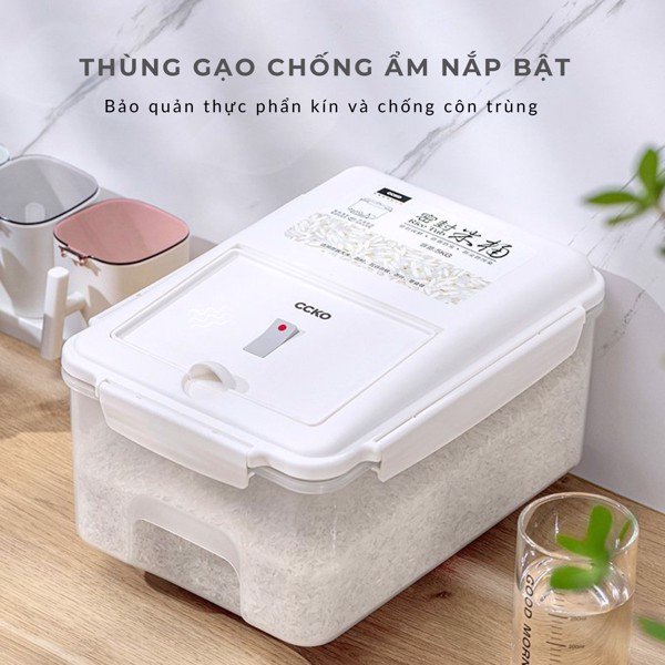 Thùng gạo chống ẩm CCKO