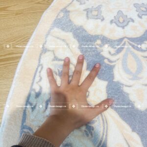 THẢM TRÒN LEN CASHMERE NHỮNG CON SÓNG