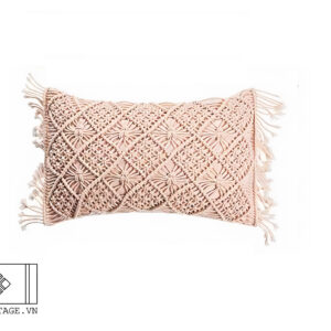 Vỏ gối Macrame
