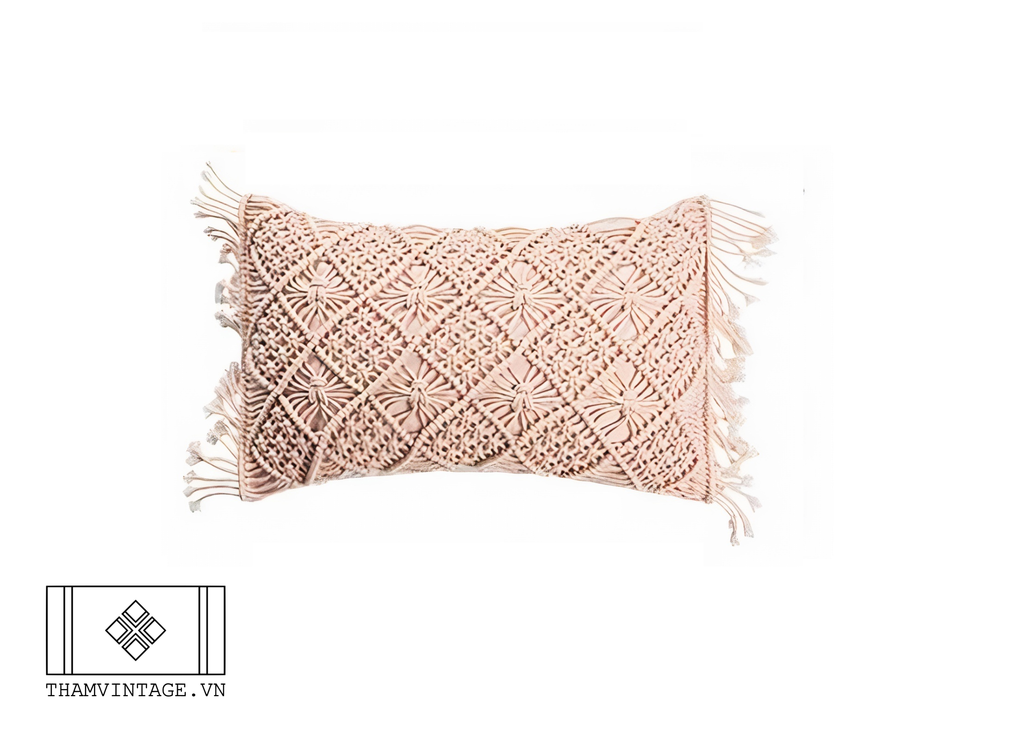 Vỏ gối Macrame
