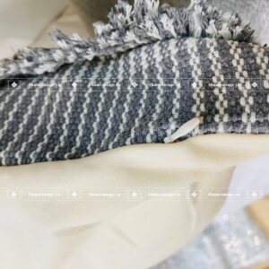 VỎ GỐI COTTON XÁM
