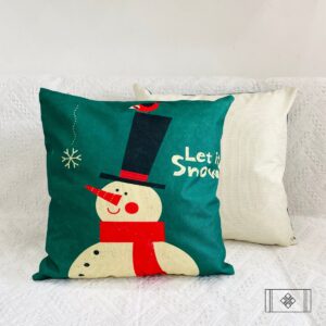 VỎ GỐI NOEL XANH
