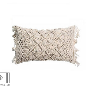 Vỏ gối Macrame