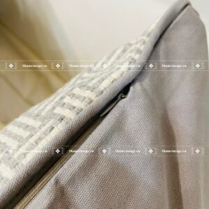 VỎ GỐI COTTON XÁM
