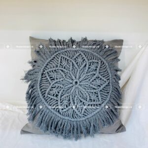 VỎ GỐI MACRAME MẶT TRỜI