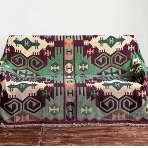 Thảm dệt Green Indian