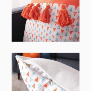 Vỏ gối dệt màu sắc - họa tiết