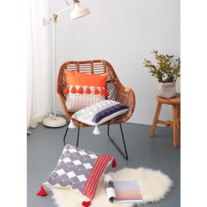 Vỏ gối dệt màu sắc - họa tiết