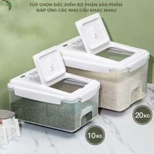Thùng gạo chống ẩm CCKO