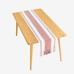 Table runner thêu sợi đan royal