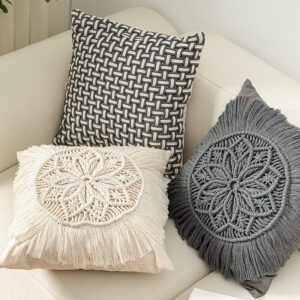 VỎ GỐI MACRAME MẶT TRỜI