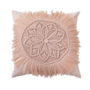 VỎ GỐI MACRAME MẶT TRỜI