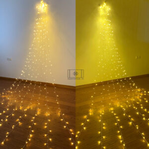 ĐÈN DECOR GIÁNG SINH NGOÀI TRỜI CHẠY NĂNG LƯỢNG MẶT TRỜI + ĐIỀU KHIỂN TỪ XA