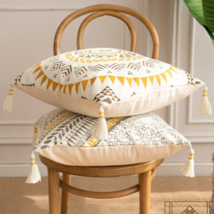 VỎ GỐI DỆT THÔ THỔ CẨM VÀNG