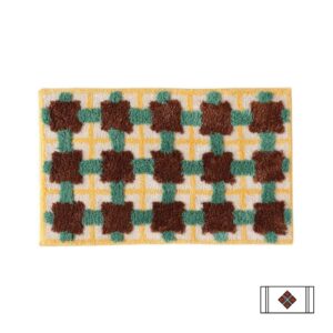 Thảm Chân Len Xanh - BST Mùa Xuân Thảm Vintage