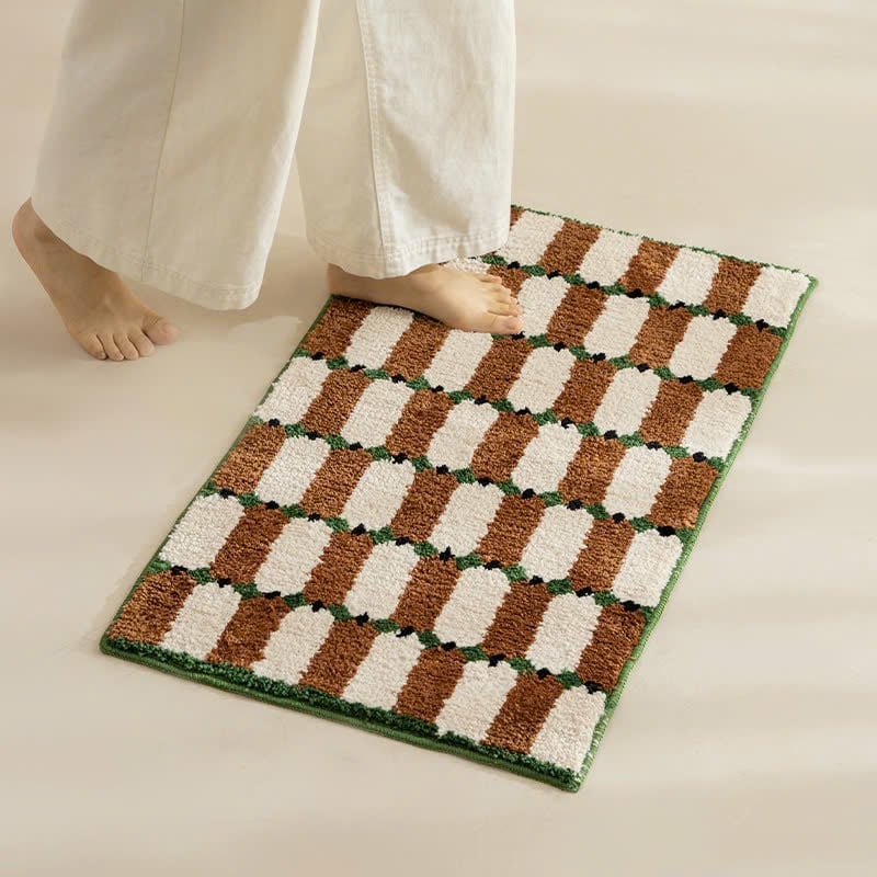 Thảm Len Nhà Tắm Indochine - BST Mùa Xuân Thảm Vintage