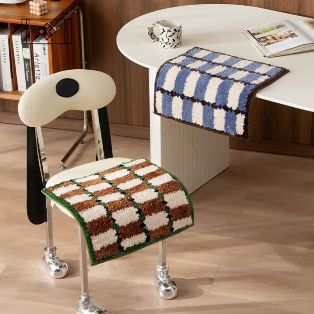 Thảm Len Nhà Tắm Indochine - BST Mùa Xuân Thảm Vintage