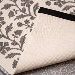 Thảm Chân Dệt Cotton Dây Leo - BST Mùa Xuân Thảm Vintage