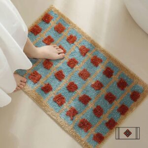 Thảm Chân Len Xanh - BST Mùa Xuân Thảm Vintage