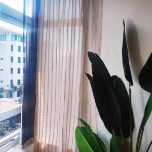 Rèm tự tháo lắp 2 mảnh phong cách Nhật
