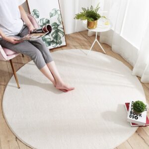 Thảm tròn len cừu cashmere