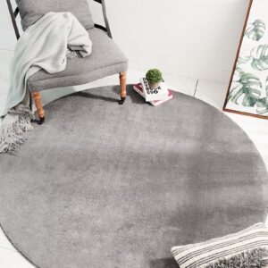 Thảm tròn len cừu cashmere